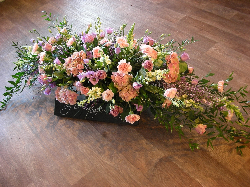 Cottage garden casket