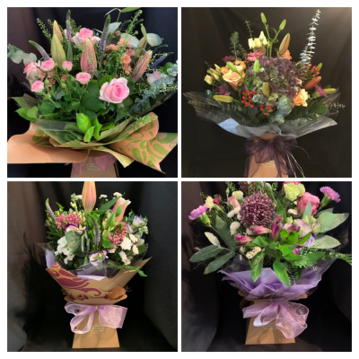 Luxury Box - A beautiful selection of flowers and foliage chosen by our skilled florists and arranged in a box. The perfect choice. All contained so no need for a vase.