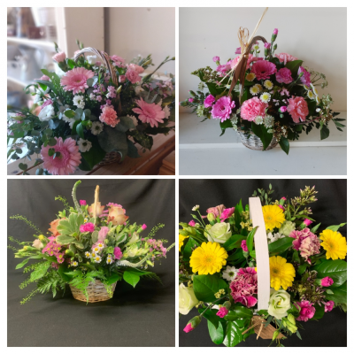Pick of the Day Basket - Let us choose and create a beautiful basket arrangement for that special gift. We will select the best flowers of the day to design and make a gorgeous basket arrangement.