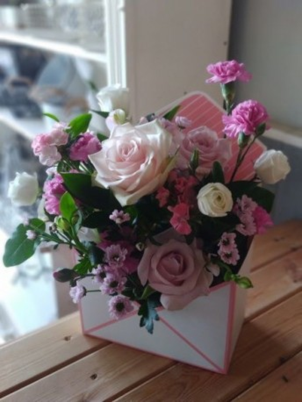 Flower Envelope Sent With Love