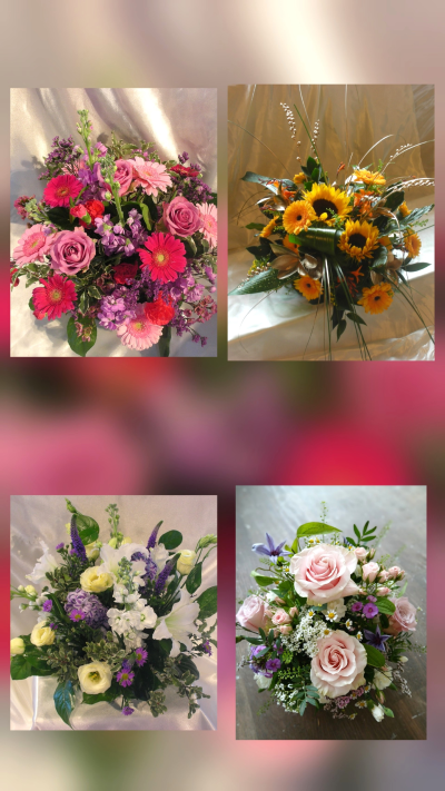 Florist Choice Funeral Posy - Funeral flower posy Gosport. Send funeral flowers Fareham. Funeral flower designs.