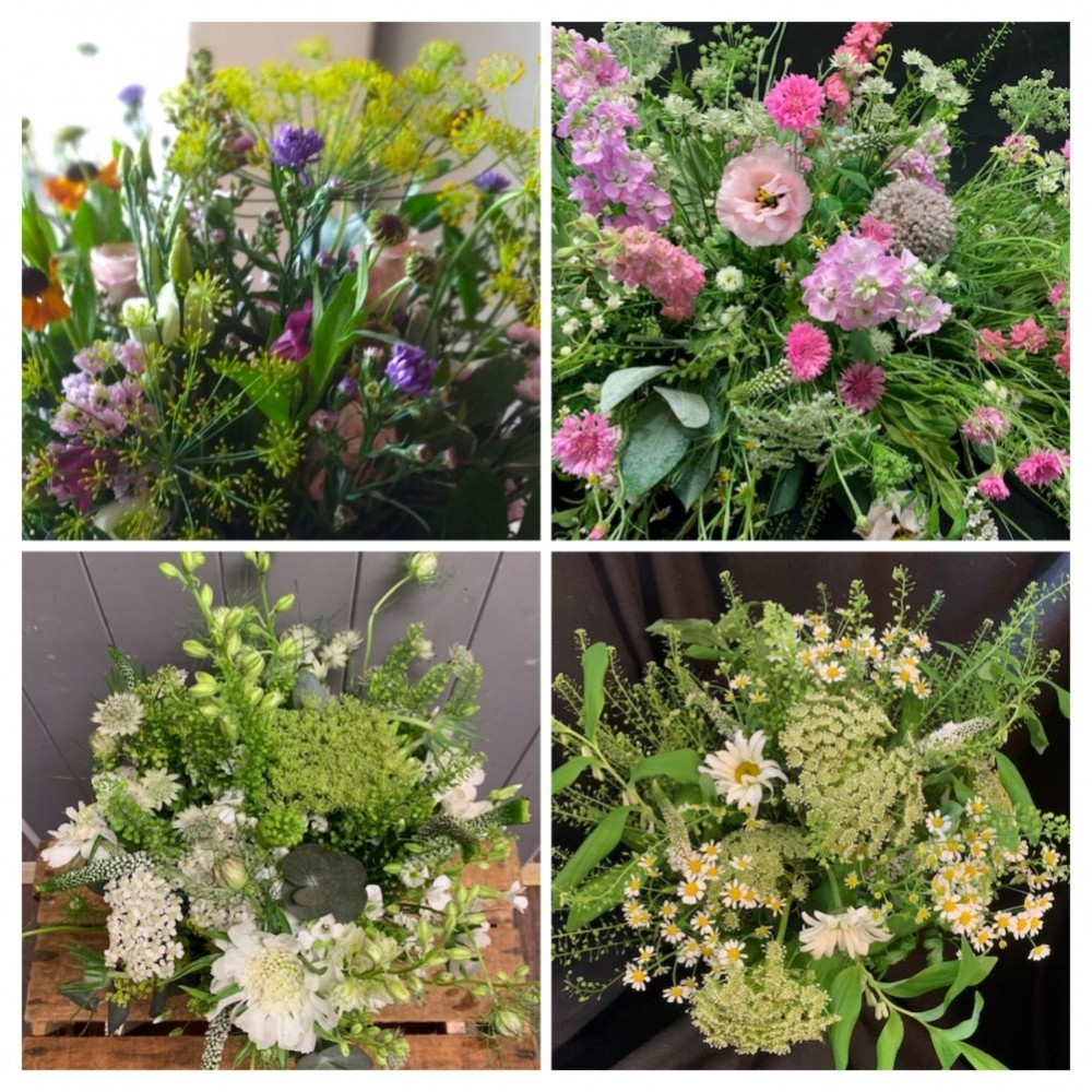 Meadow Medley Coffin Spray